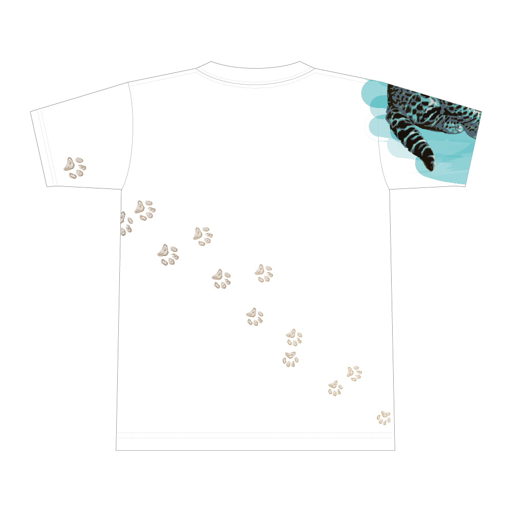 アニマルデザイン（ジャガー青）裏のみ