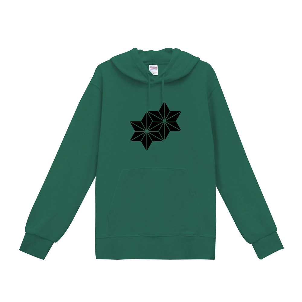 Smoking Culture 持ち合い麻の葉 パーカー アイビーグリーン