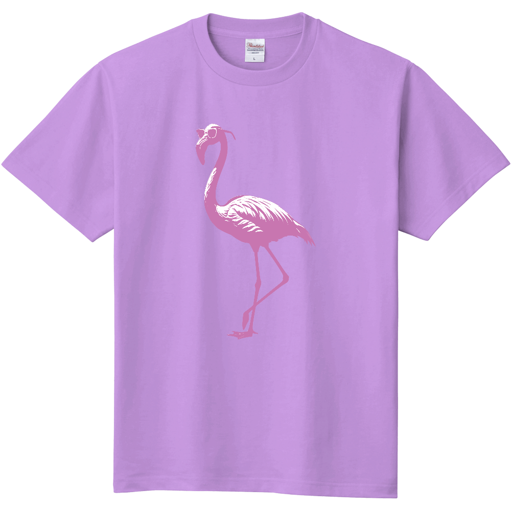 COOL FLAMINGO サングラスが決め手!"COOL FLAMINGO" Tシャツ