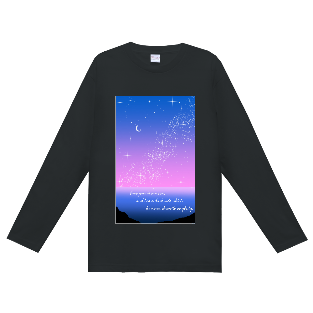 明け方の空と星と月