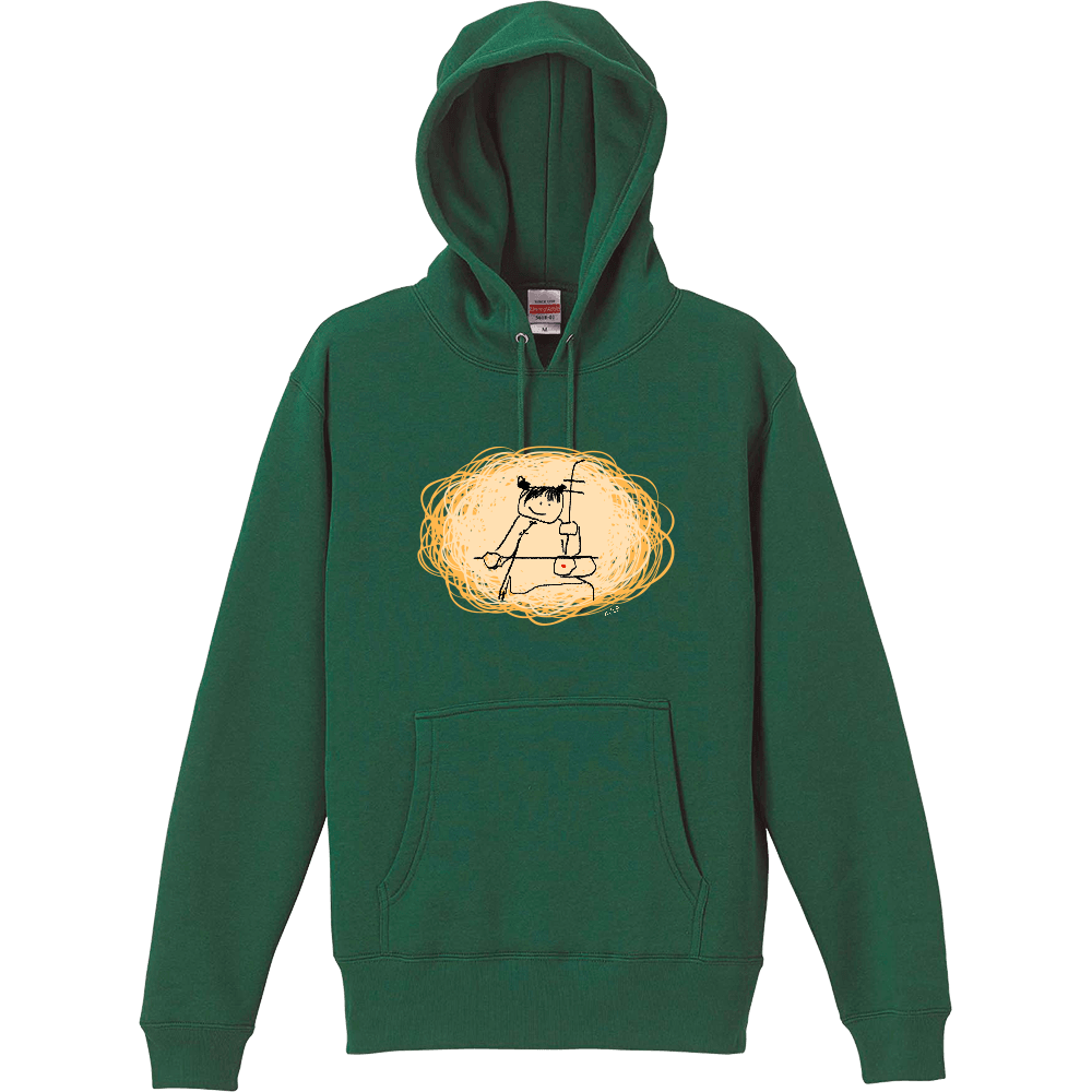 パーカー　二胡を弾く女の子