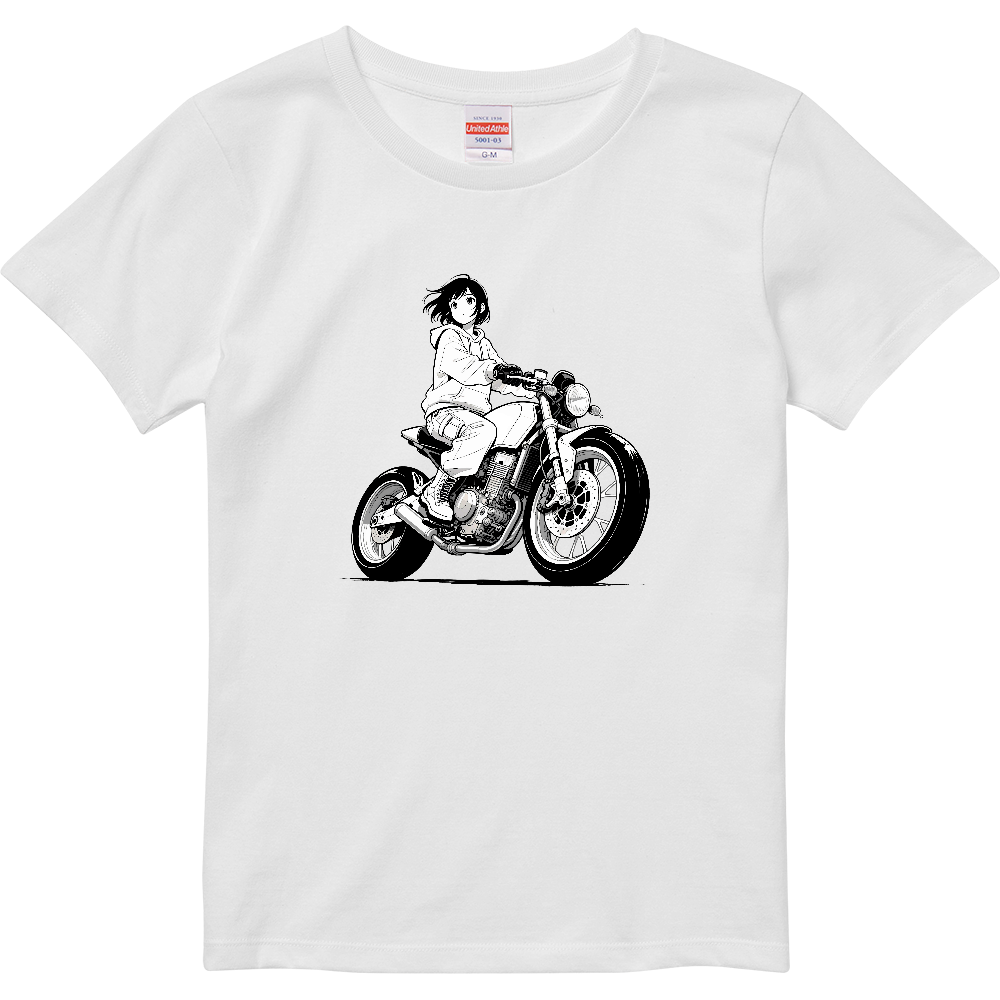 Rider Girl Tシャツ – 自由に駆ける風になる