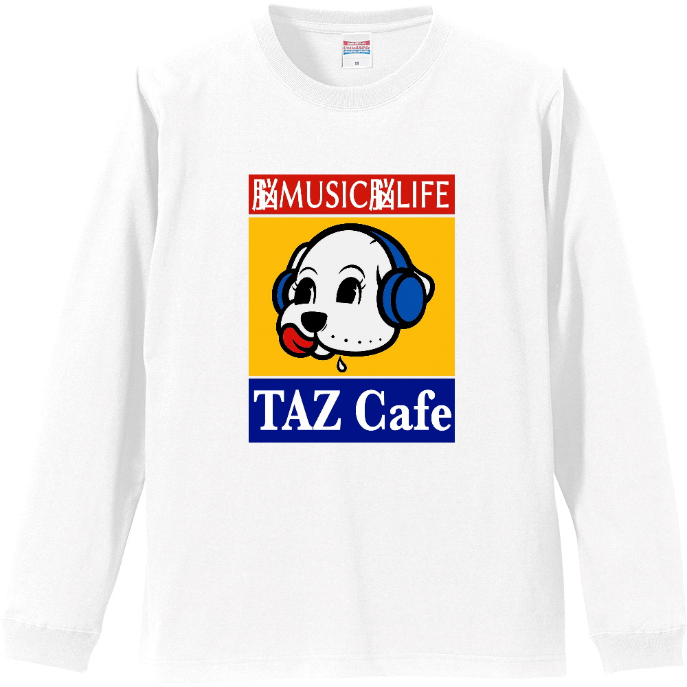 タズ脳MUSIC脳LIFE・ロングTシャツ