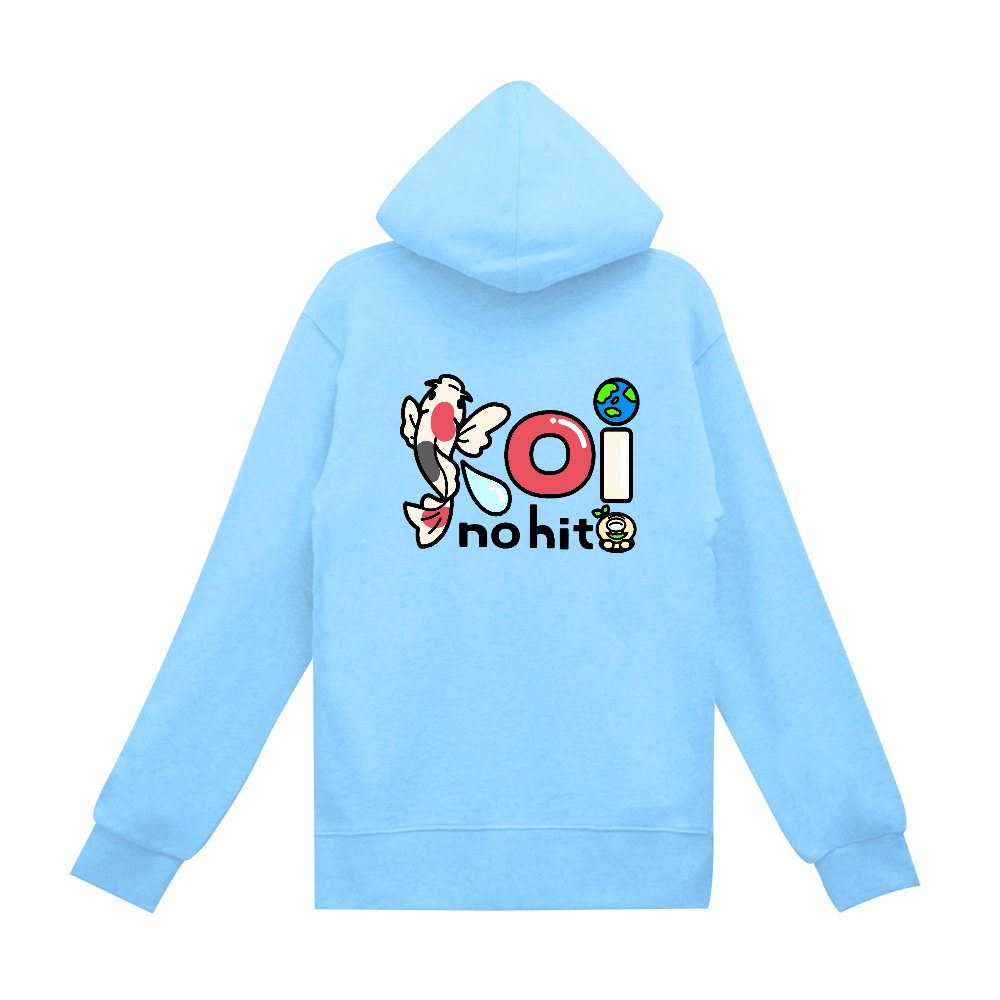 豆の人バックプリントパーカー