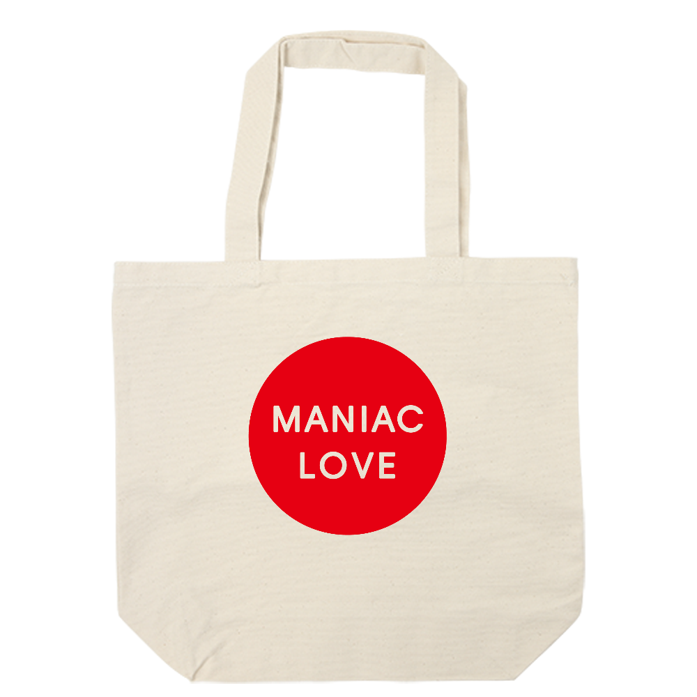 MANIAC LOVE LOGO トートバッグ　赤