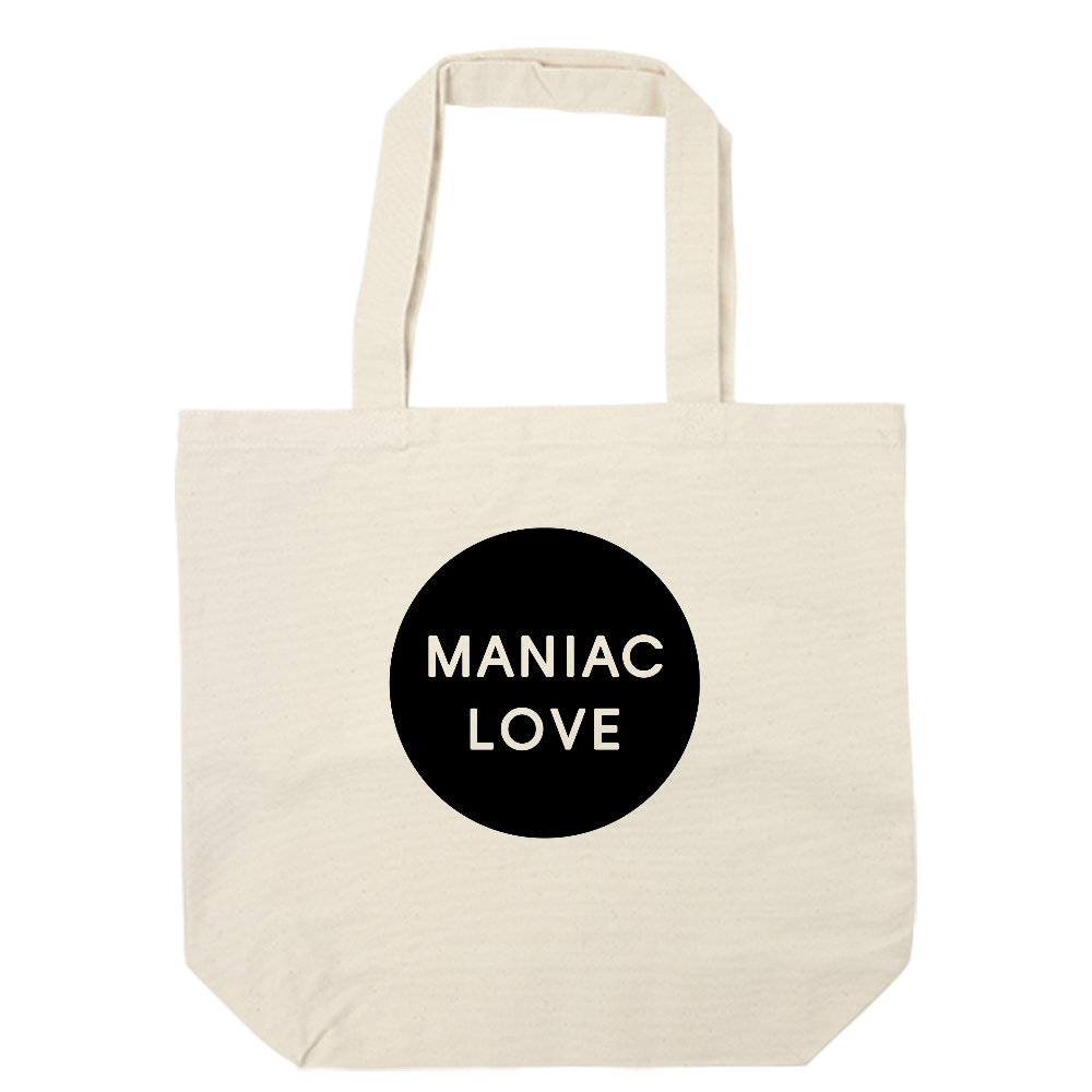 MANIAC LOVE LOGO トートバッグ 黒
