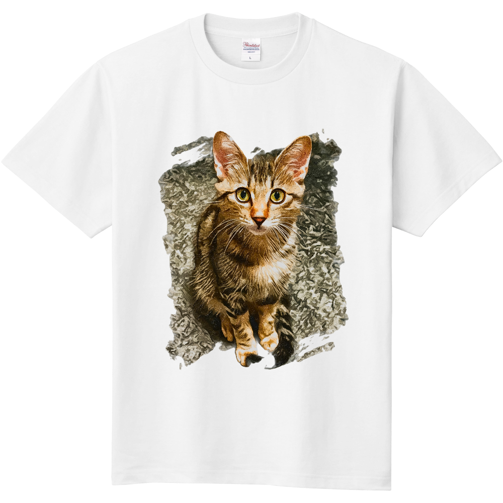 [Tシャツ] ねこのとら -お行儀よく-
