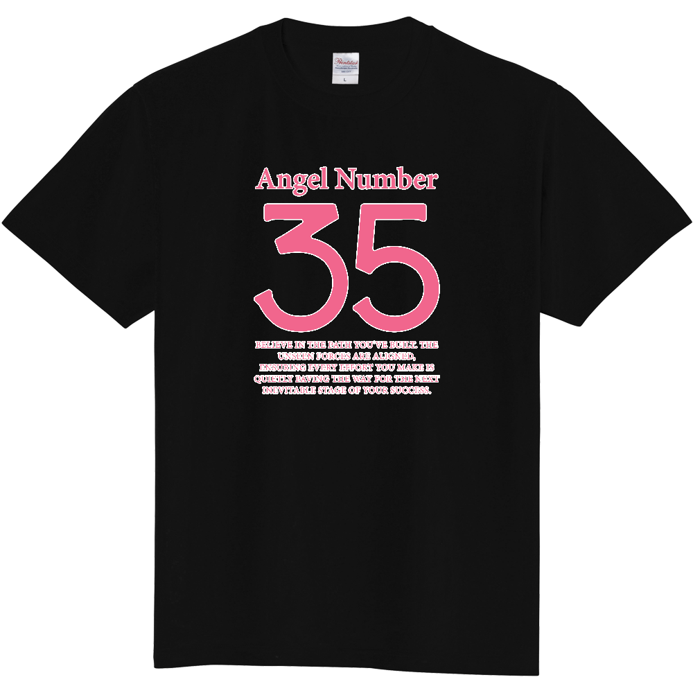 【エンジェルナンバー35】変化と成功への道!背中を押すスピリチュアルメッセージTシャツ