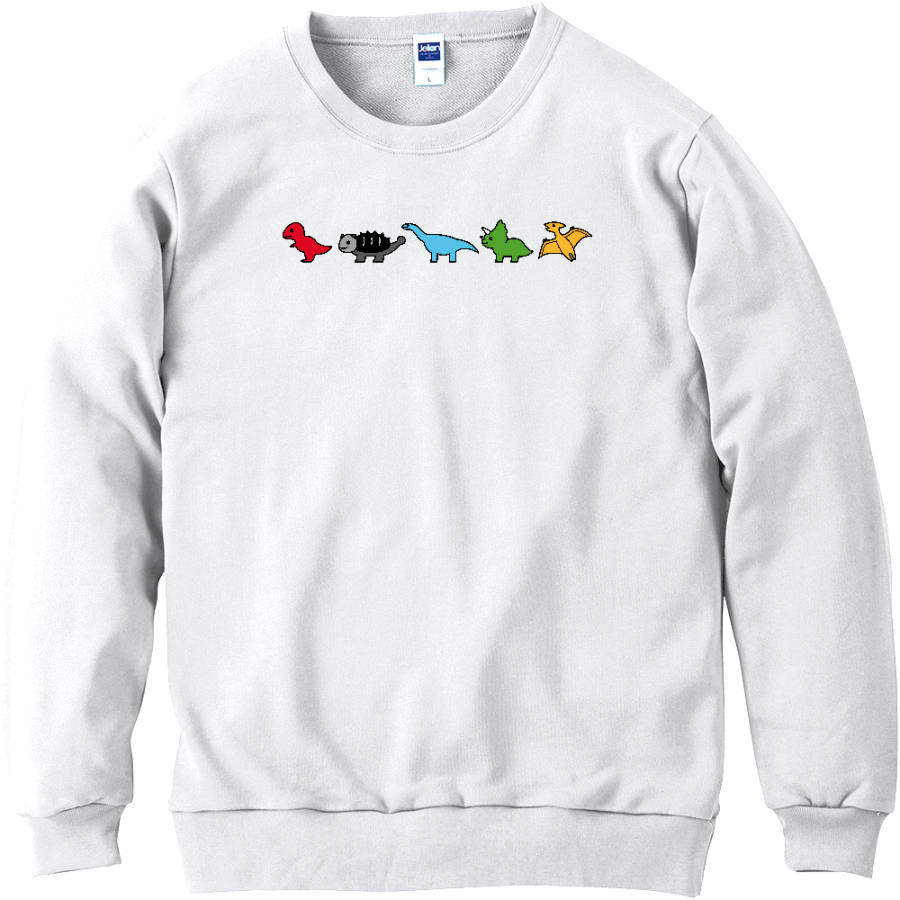 【恐竜】軽量スウェット|ティラノサウルス・アンキロサウルス・アルゼンチノサウルス・トリケラトプス・プテラノドン