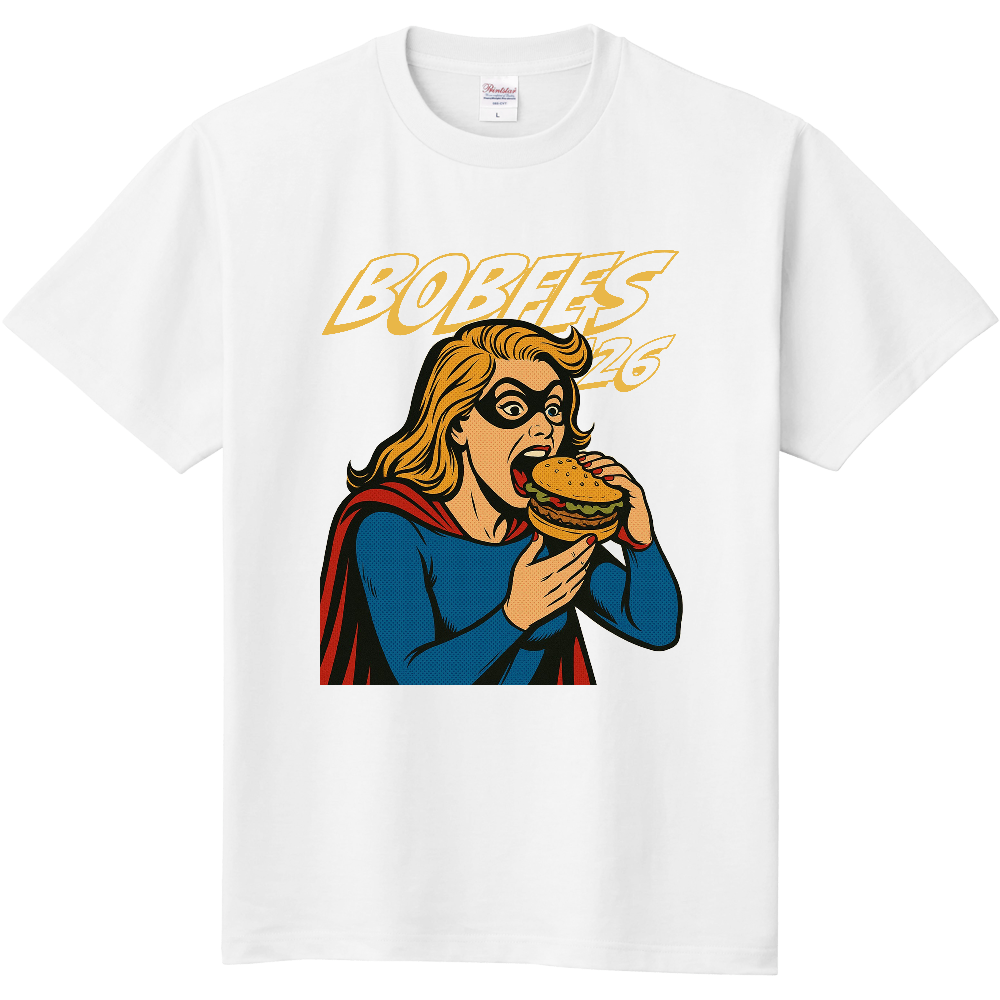 ボブフェスTシャツスーパーウーマン