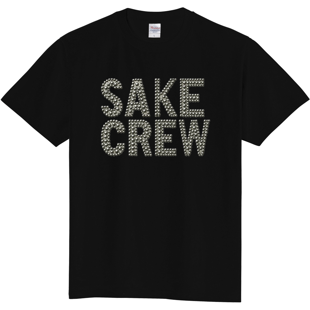 サケクルーロゴスタッズ風Tee