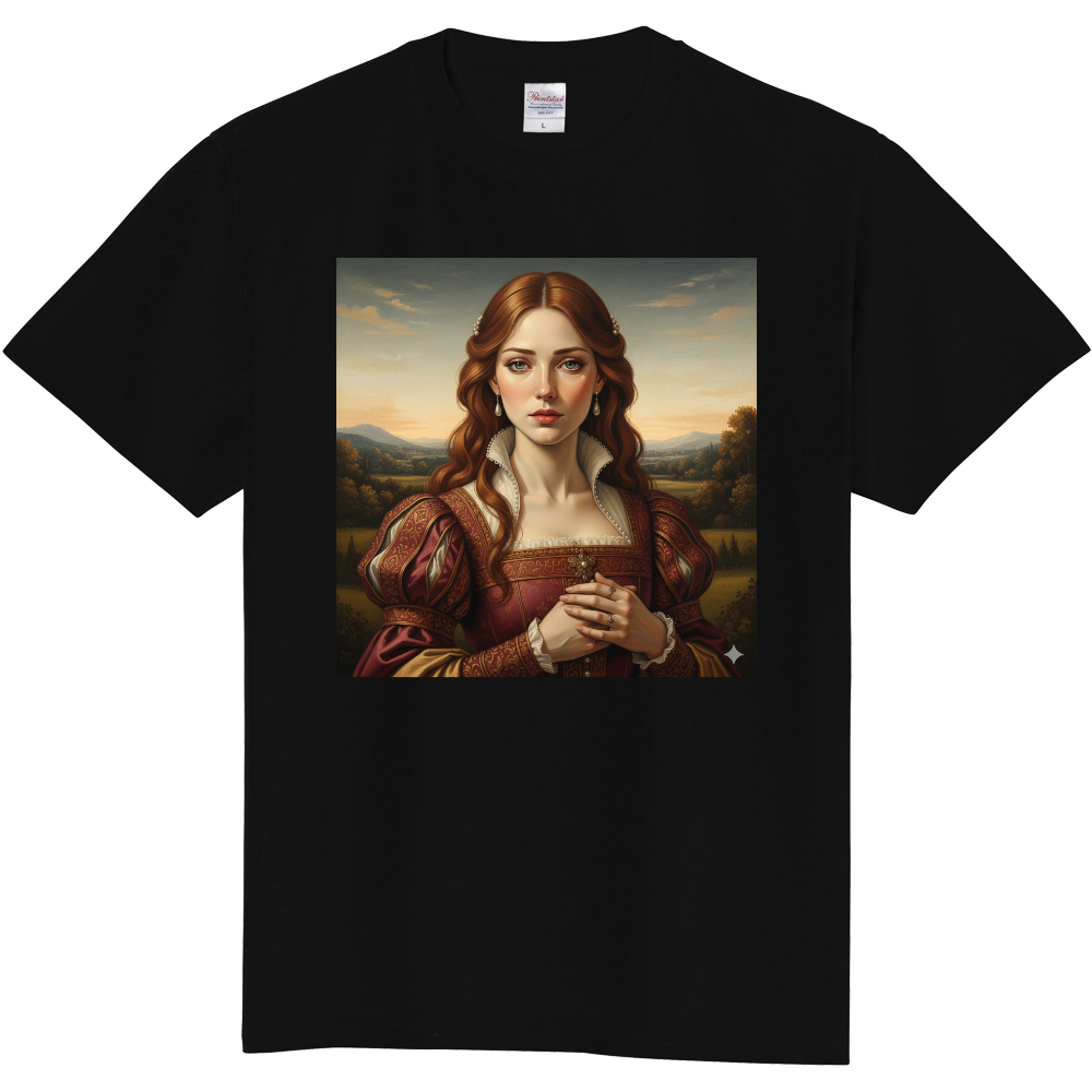 ルネサンス美術調女性Tee