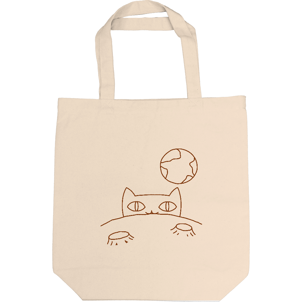 うちゅうとねこ バッグ /キャンバストート(M)