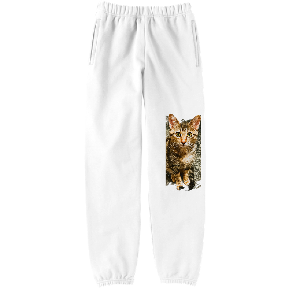 [スウェットパンツ] ねこのとら -お行儀よく-