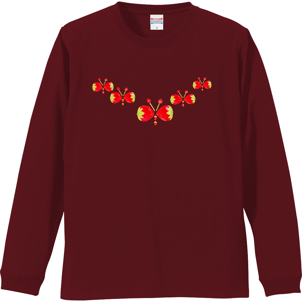 いちご蝶々リボン