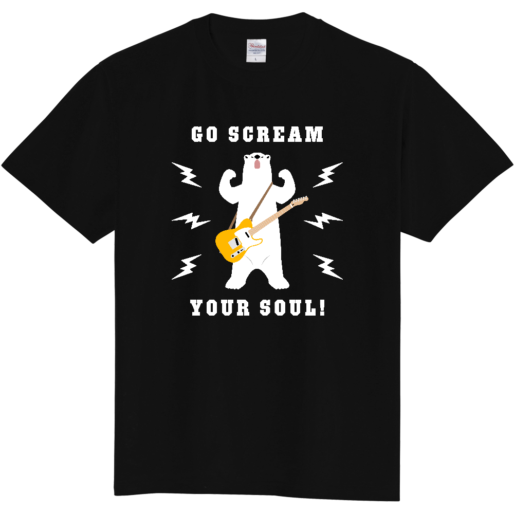 エレキギターとシロクマ君 typeA イエロー