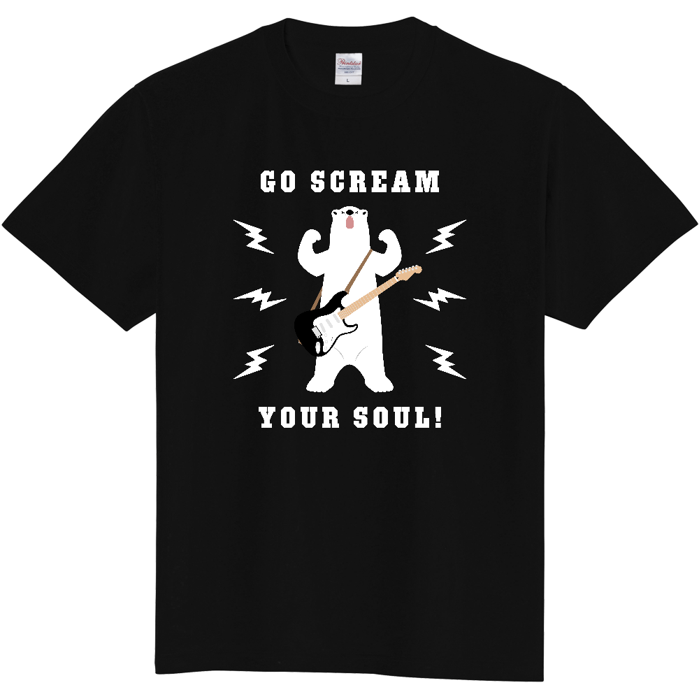 エレキギターとシロクマ君 typeD ブラック