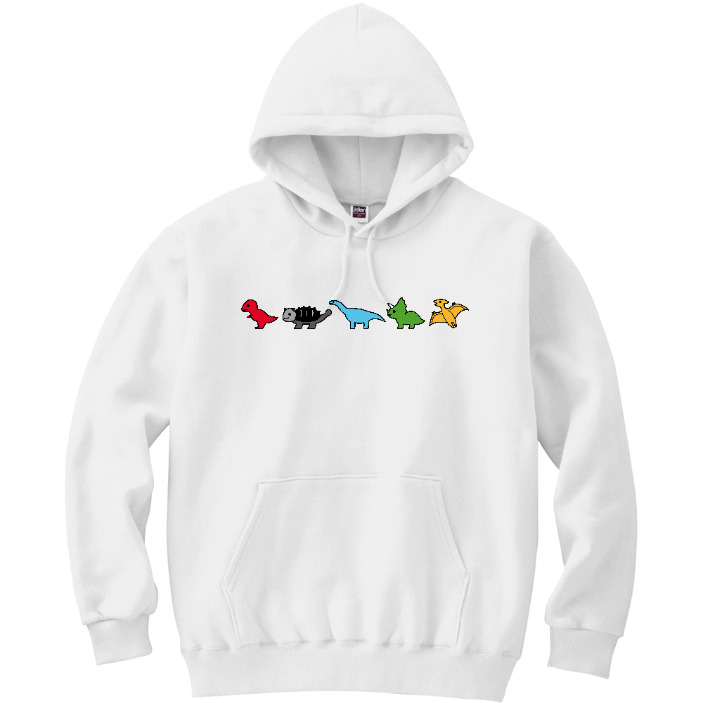 【恐竜】軽量プルパーカー|ティラノサウルス・アンキロサウルス・アルゼンチノサウルス・トリケラトプス・プテラノドン