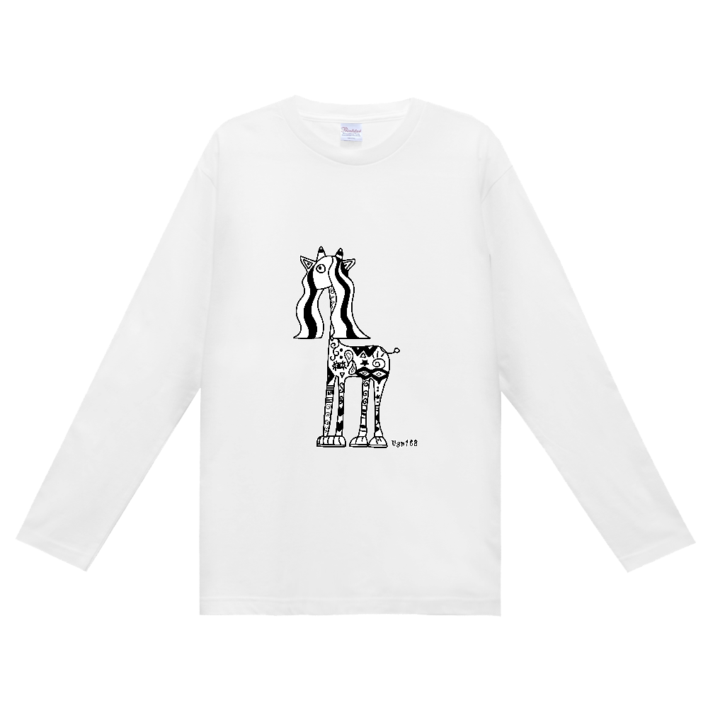 【現代アート風】アレブリヘロンT　#61フリーサイズ