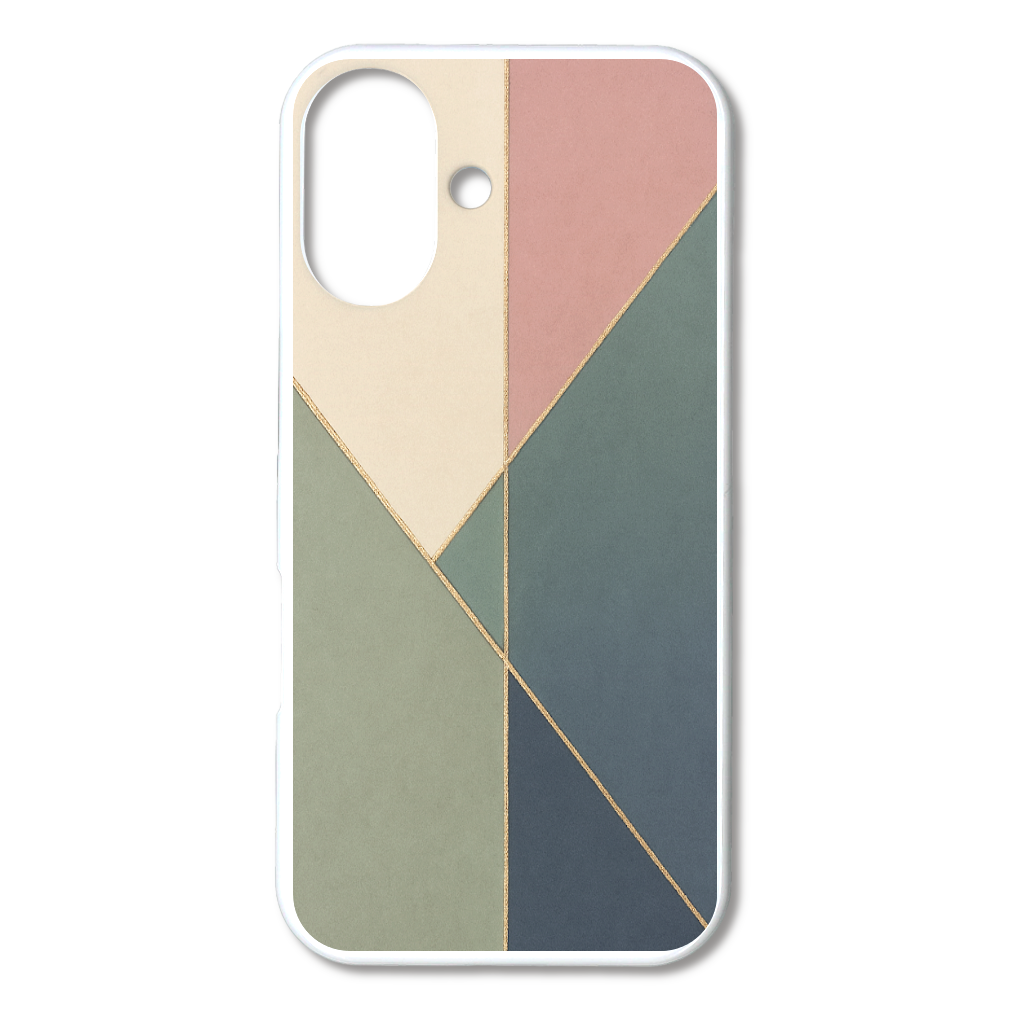 北欧モダンカラーのiPhone16ハードケース（ホワイト）