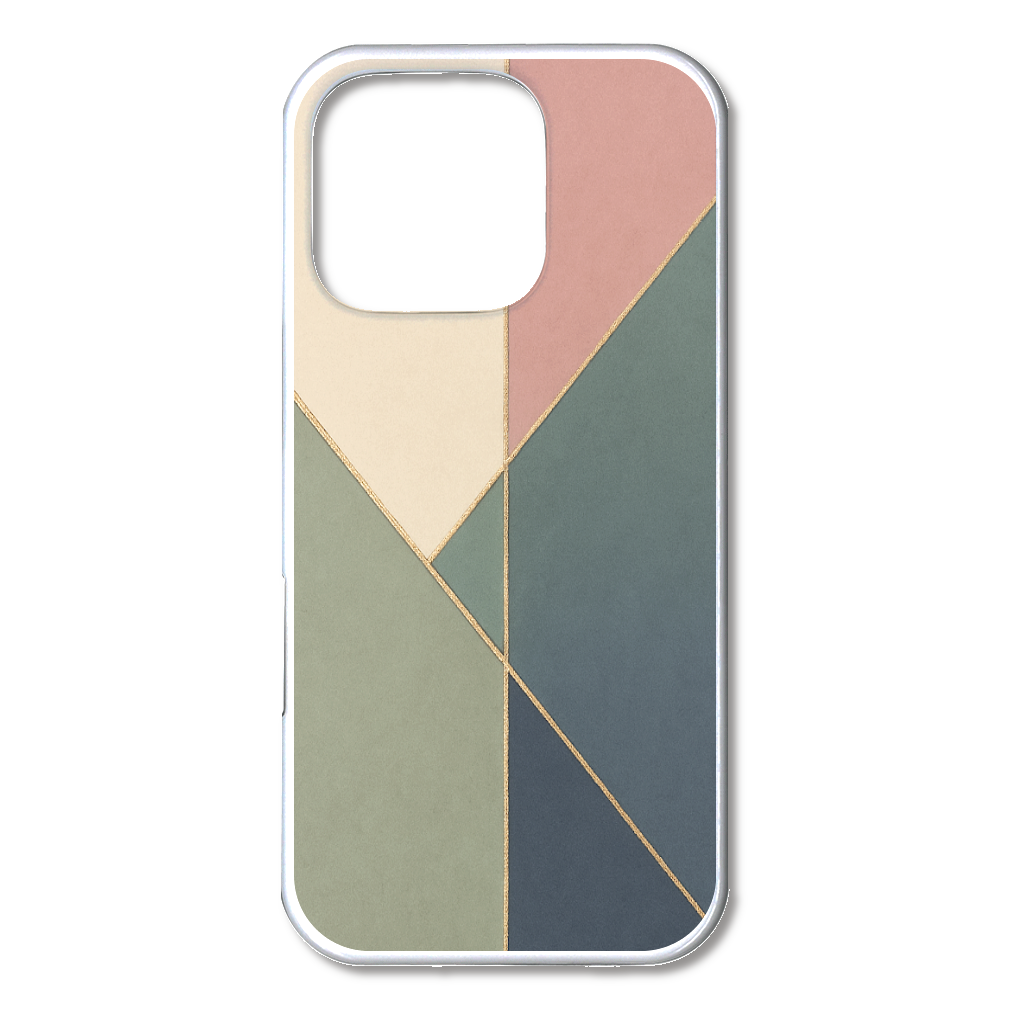 【北欧モダンカラーのiPhone16 Proハードケース（ホワイト）】