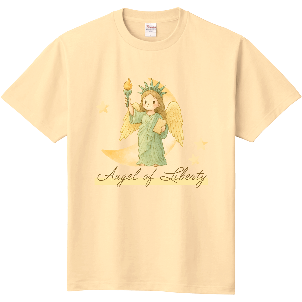エンジェルコアTシャツ(自由の女神な天使)