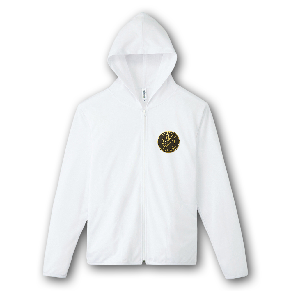 ロゴ入りドライジップパーカー