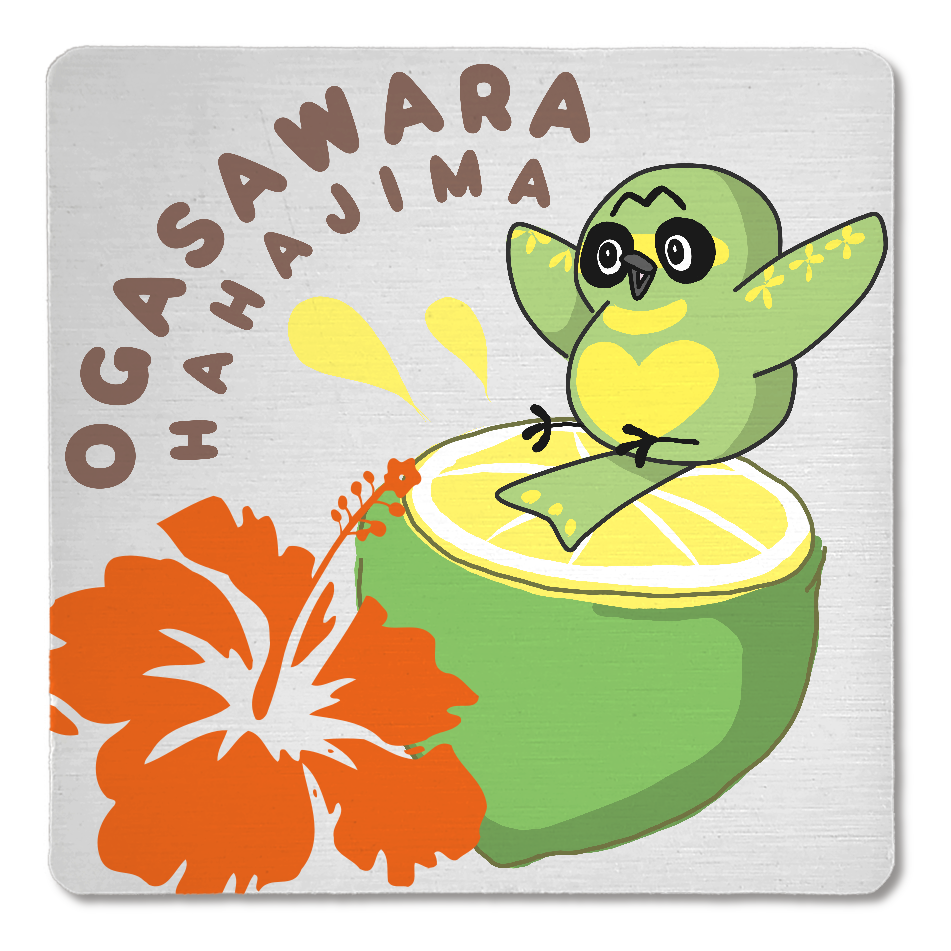 メッチーの珪藻土コースター (レモン)