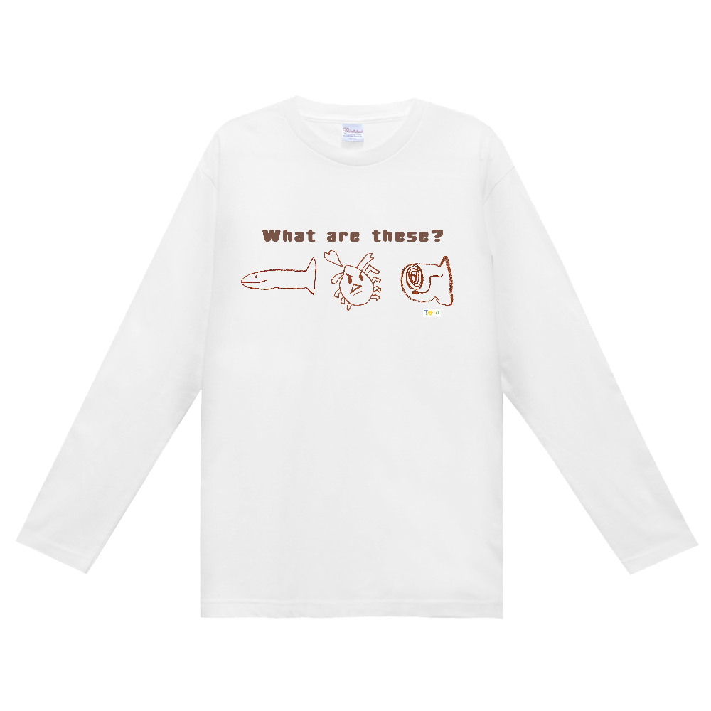 What?_色が選べる長袖Tシャツ（親子コーデ110サイズ〜）