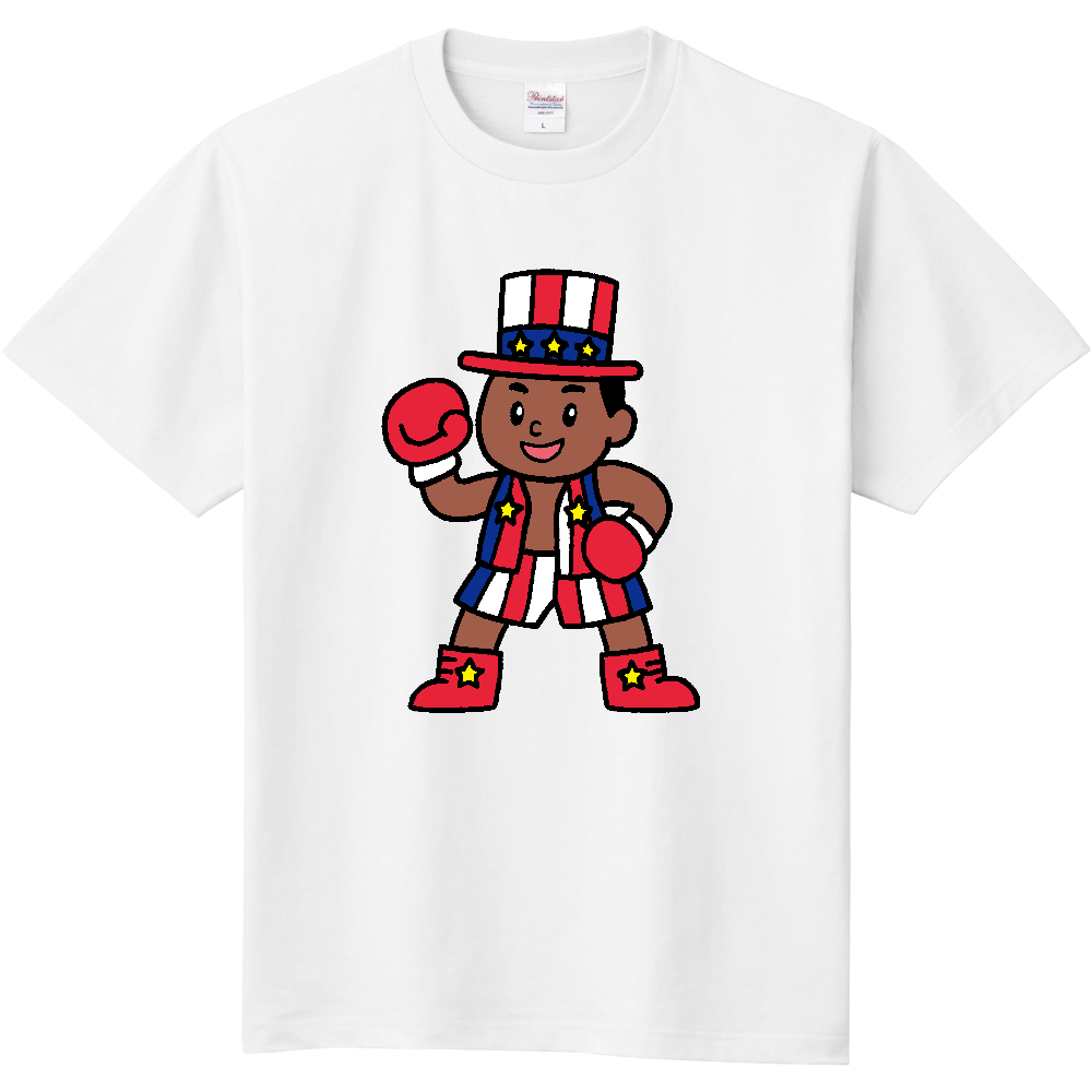 アメリカのボクシングチャンピオンのＴシャツ
