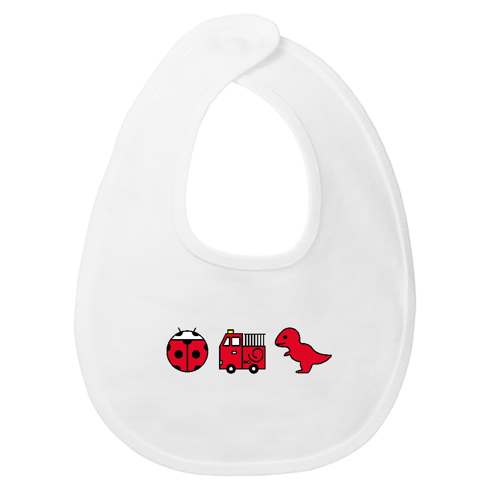 【赤いもの】スウェットスタイ｜テントウムシ・消防車・ティラノサウルス