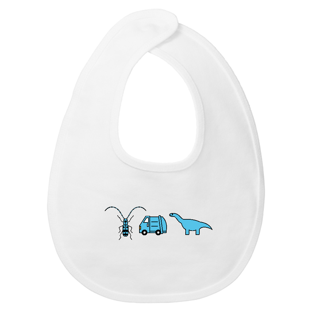 【青いもの】スウェットスタイ｜ルリボシカミキリ・ゴミ収集車・アルゼンチノサウルス