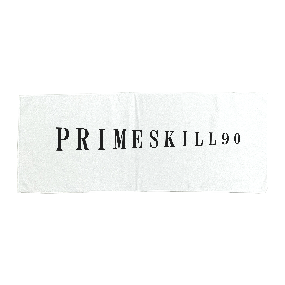 ブランド名入りフェイスタオル