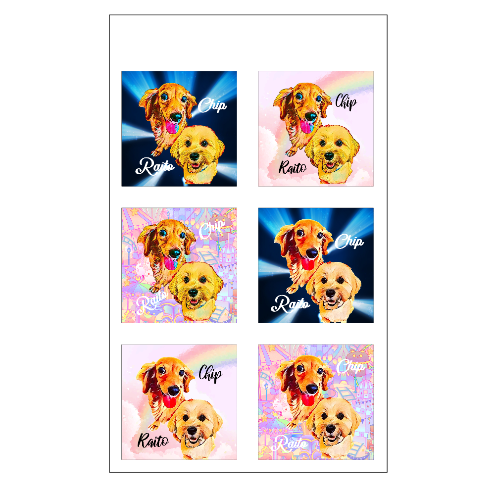 ステッカー大(6枚入り)