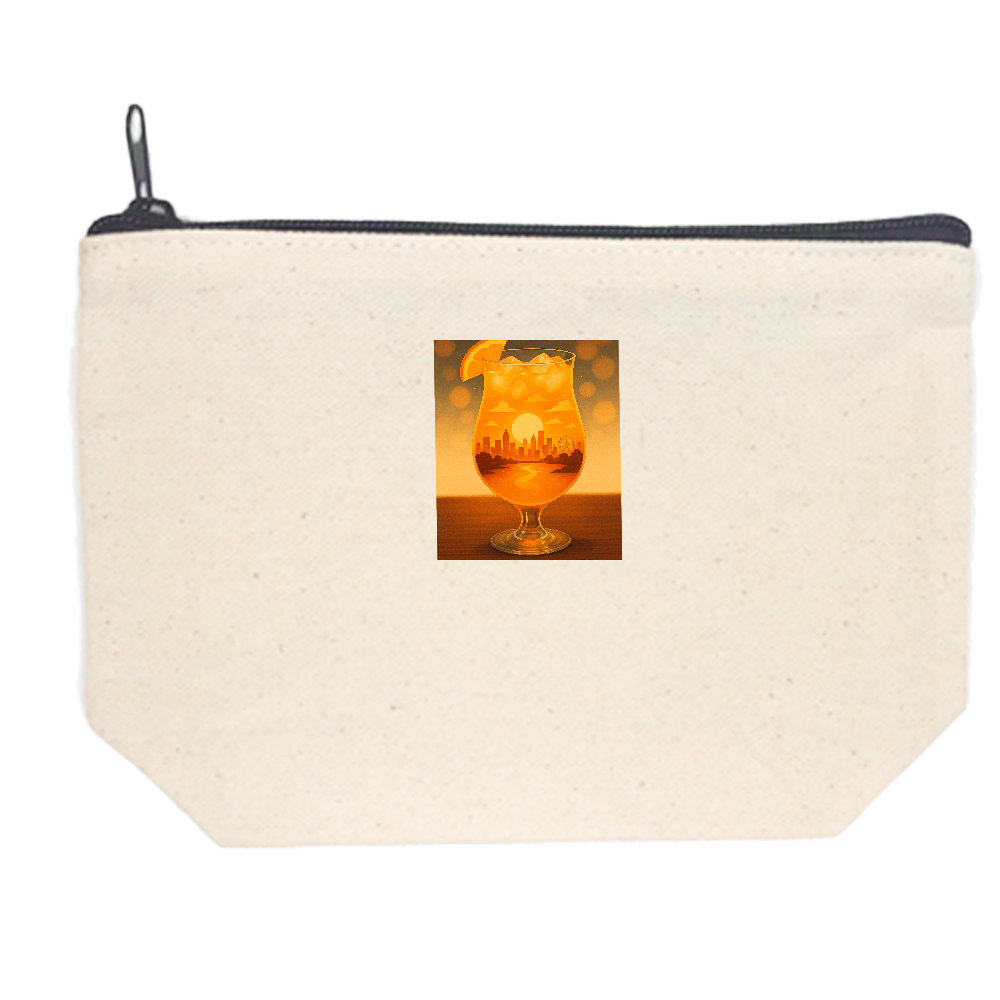 オレンジジュースの中の幻想の世界