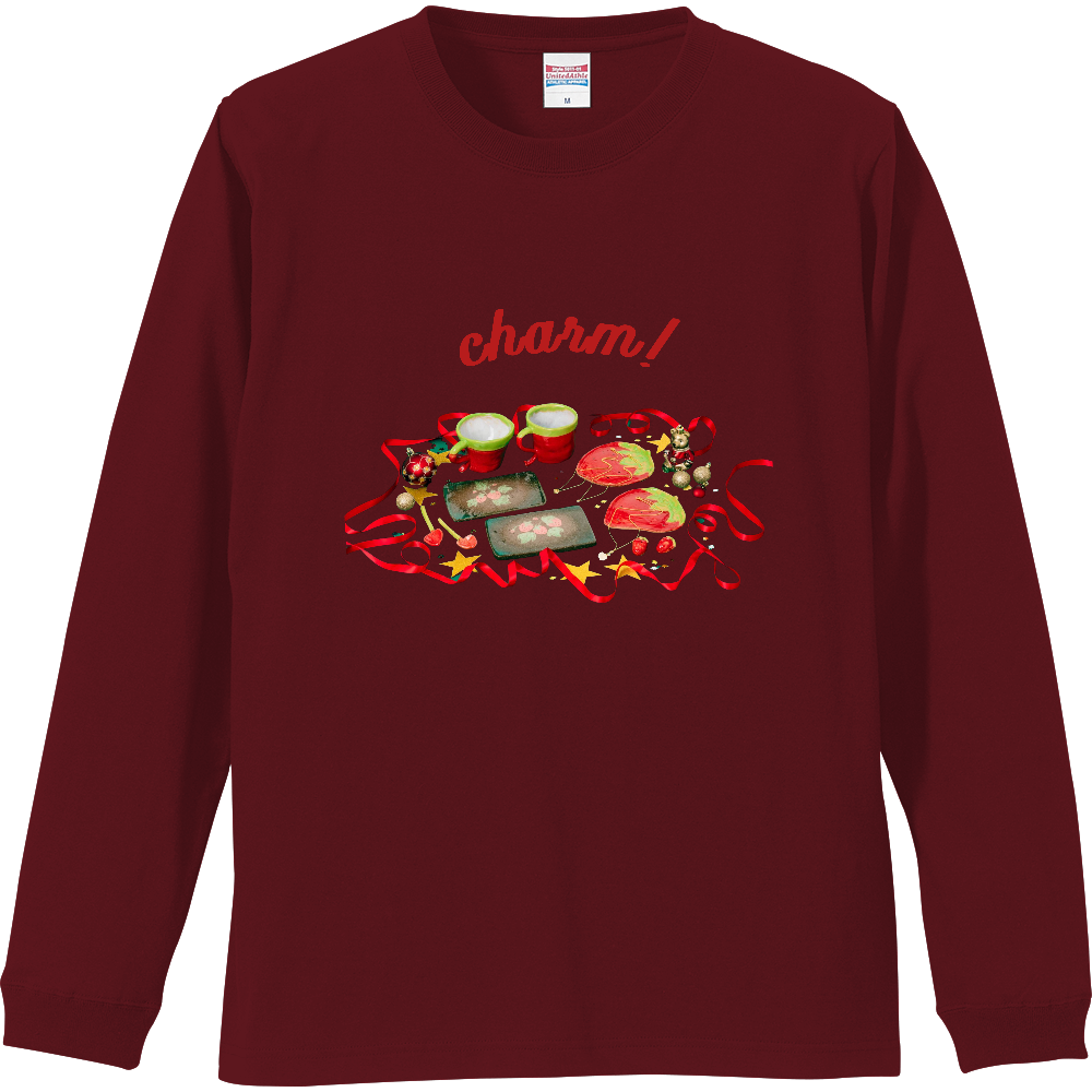 チャーム長袖Tシャツa