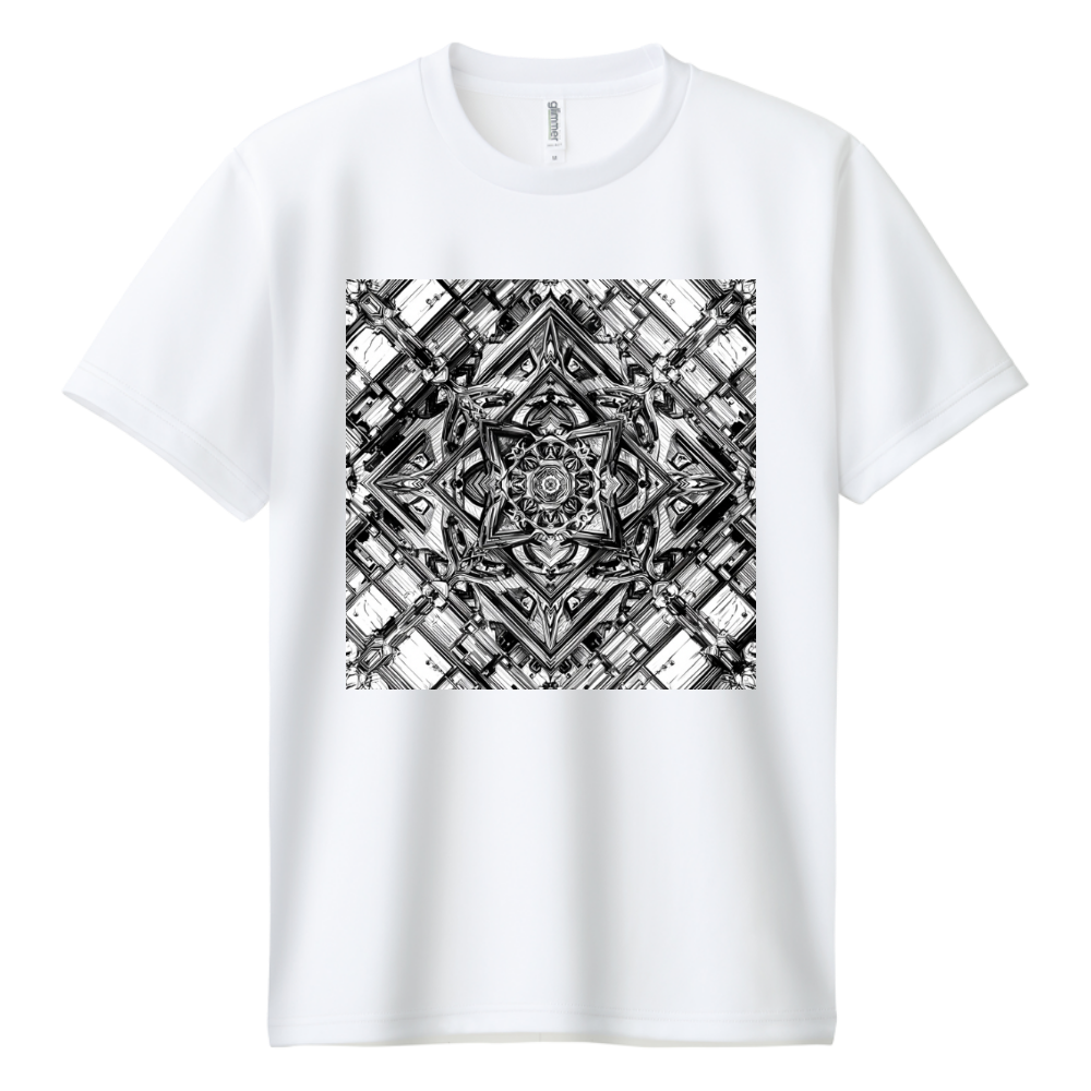 メタリックな幾何学模様