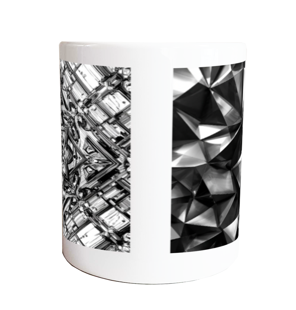 メタリックな幾何学模様