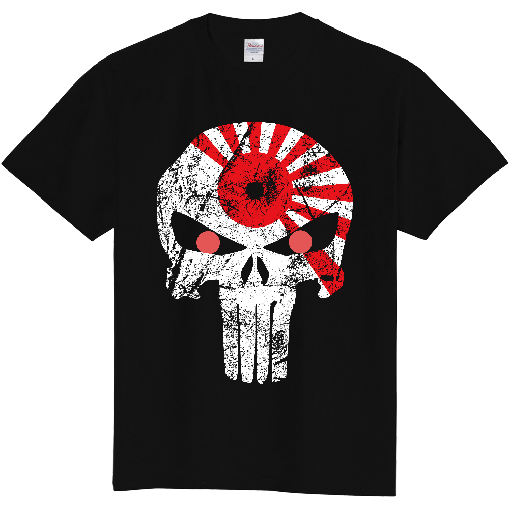 スカル 旭日旗日の丸