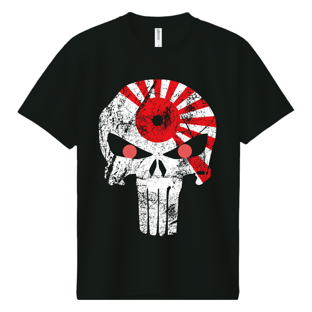 スカル　旭日旗日の丸