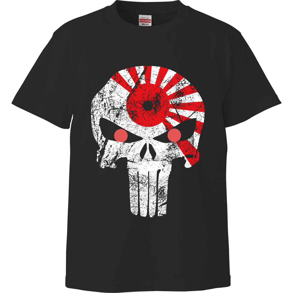 スカル 旭日旗日の丸