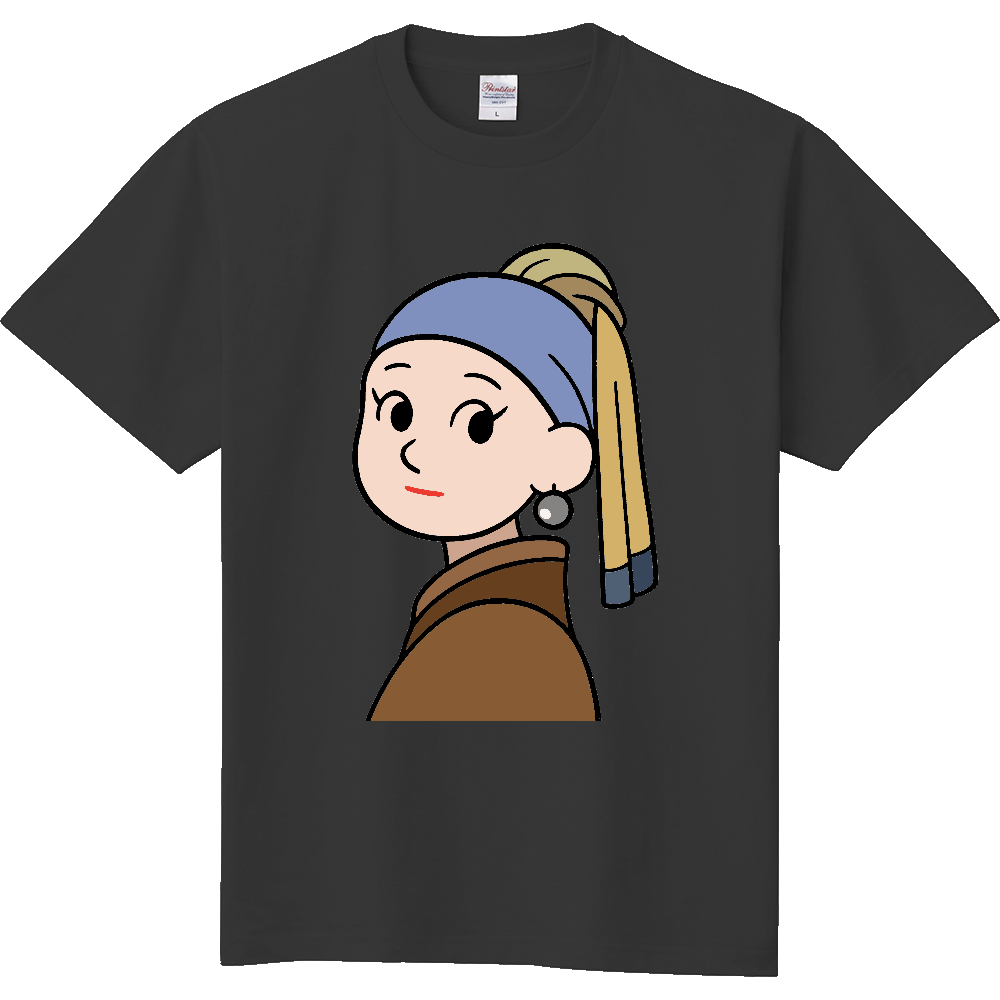 イヤリングの少女のＴシャツ