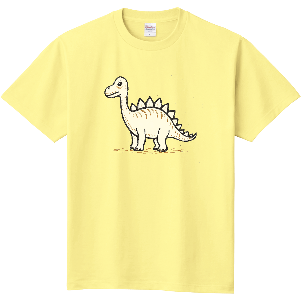 恐竜の版画のＴシャツ