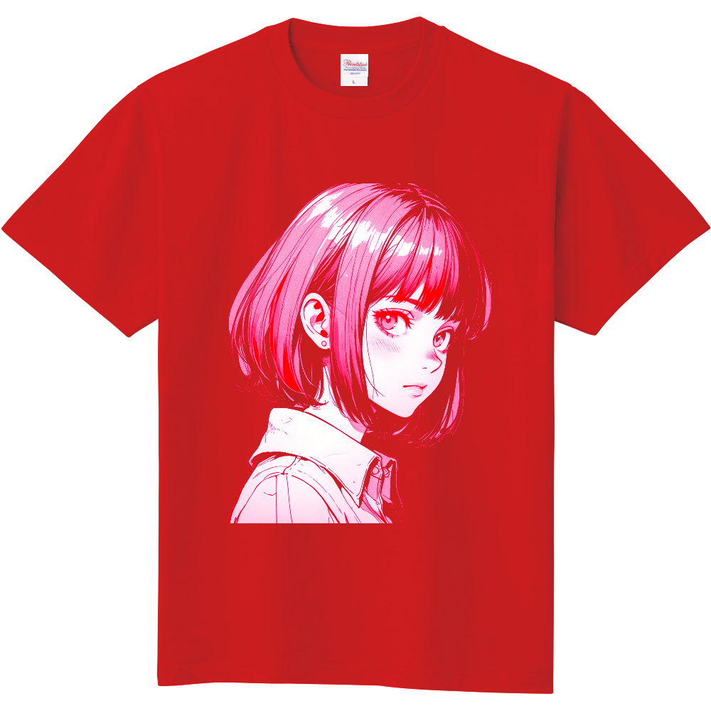 美しい女性のTシャツ