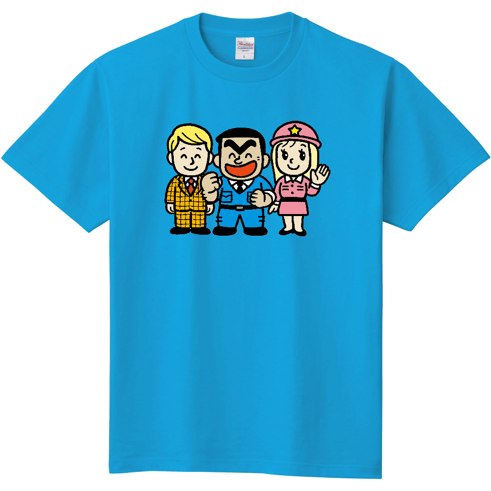 警備員とビジネスマンとCAのＴシャツ