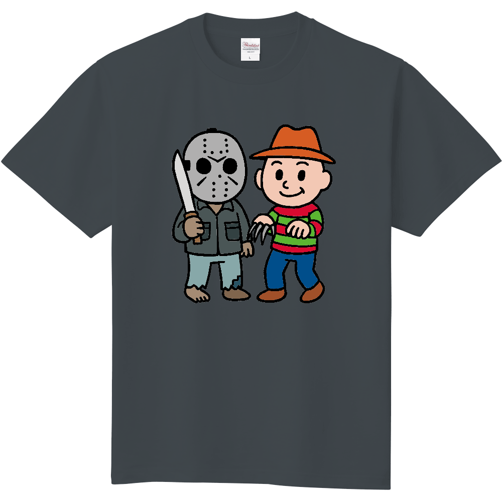 マスク男と爪男のＴシャツ