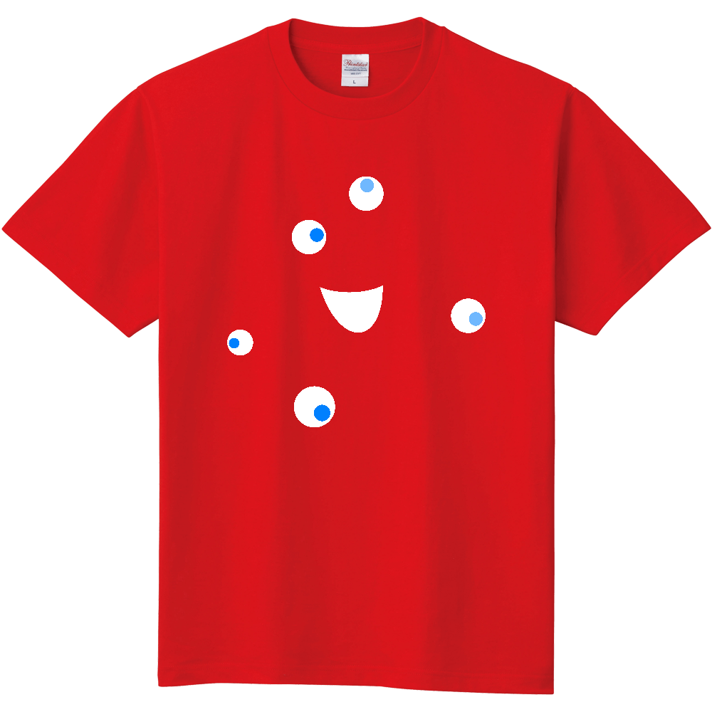 水玉模様のTシャツ