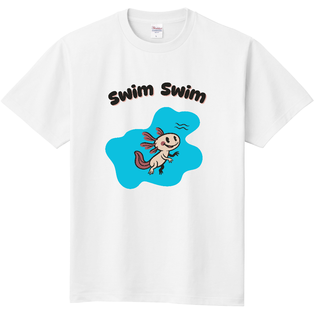 スイスイ泳ぐウーパールーパー