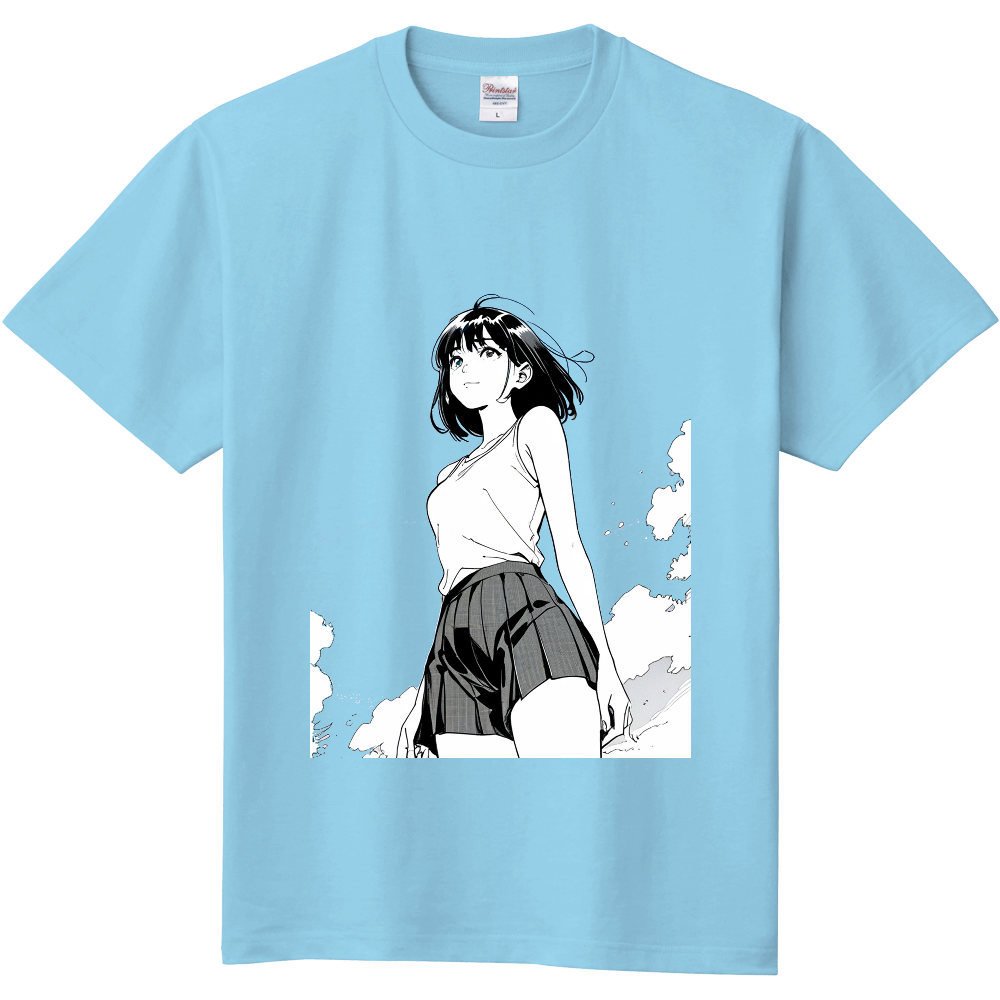 青空と美少女のＴシャツ