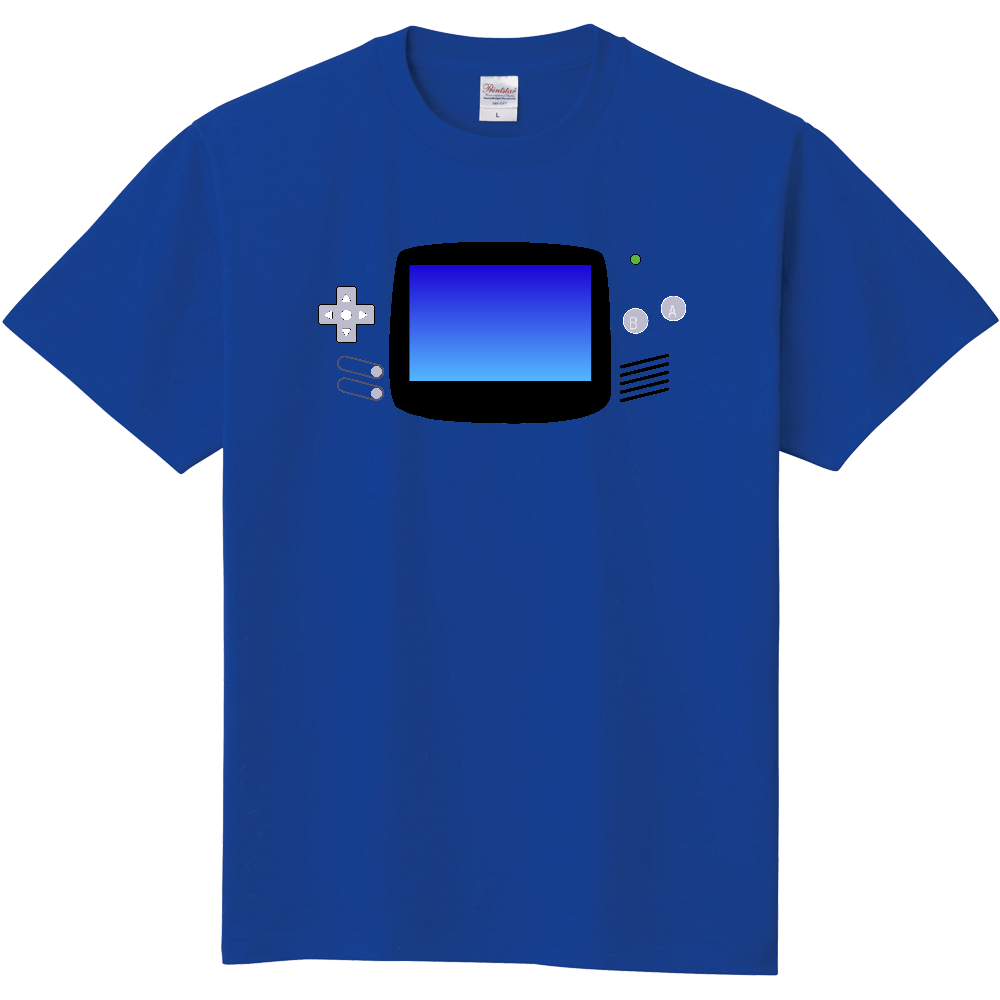 携帯ゲーム風のTシャツ